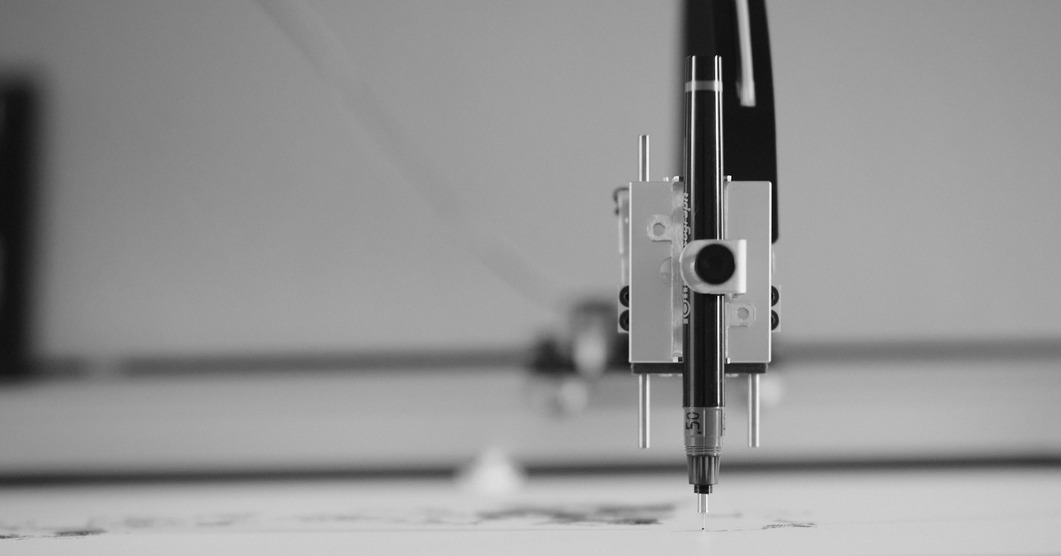 Plotter Art • Kunstprojekt, Generative Kunst • #01••••••